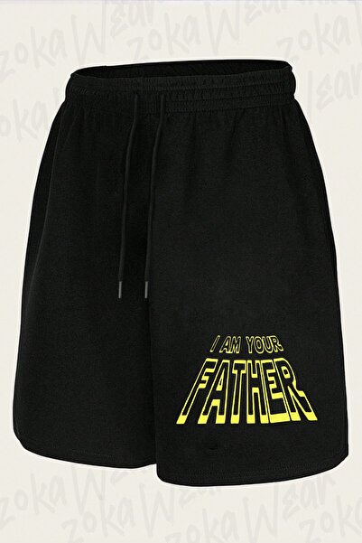 ZOKAWEAR Unisex Father's Day I Am Your Father Design Printed Shorts