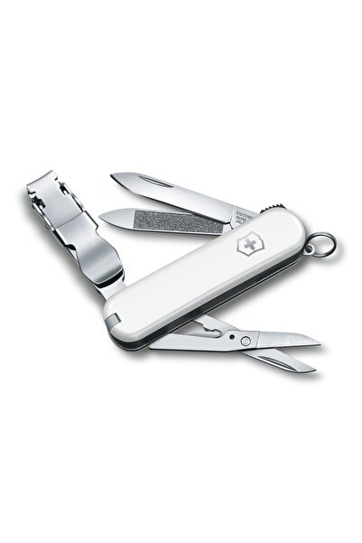 OEM Briceag multifunctional elvetian Victorinox Nail Clip 580, Otel, Alb