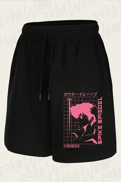 ZOKAWEAR Unisex Cowboy Bebop V4 Design Printed Shorts