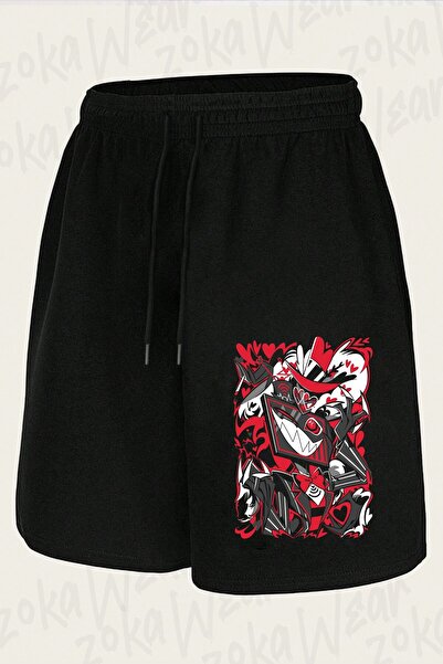 ZOKAWEAR Unisex Hazbin Hotel Vox Design Printed Shorts