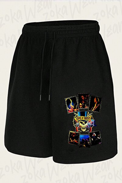 ZOKAWEAR Unisex Guns N Roses V26 Design Printed Shorts