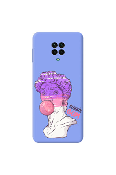 Other Xiaomi Redmi Note 9 Pro Pin Bubble Light Purple Colored Silicone TPU Θήκη