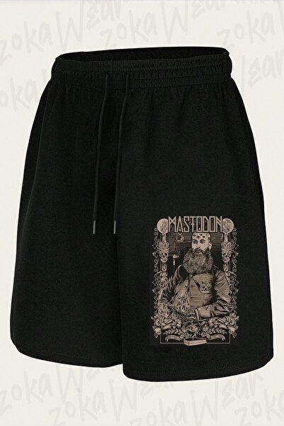 ZOKAWEAR Unisex Rasputin Mastodon Design Printed Shorts