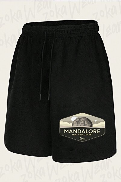 ZOKAWEAR Unisex Mandalore National Park This Is the Way Design Printed Shorts