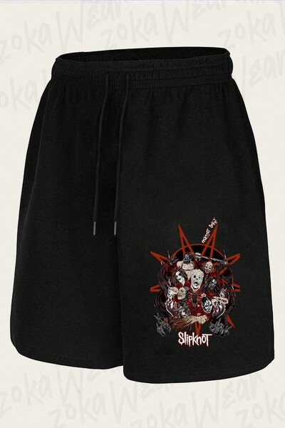 ZOKAWEAR Unisex Slipknot v5 dizajn šortsa sa printom
