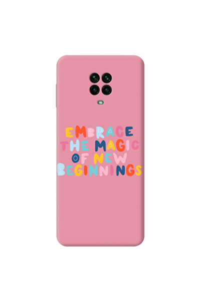 Other Xiaomi Redmi Note 9 Pro Embrace Pink Colored Silicone TPU Θήκη