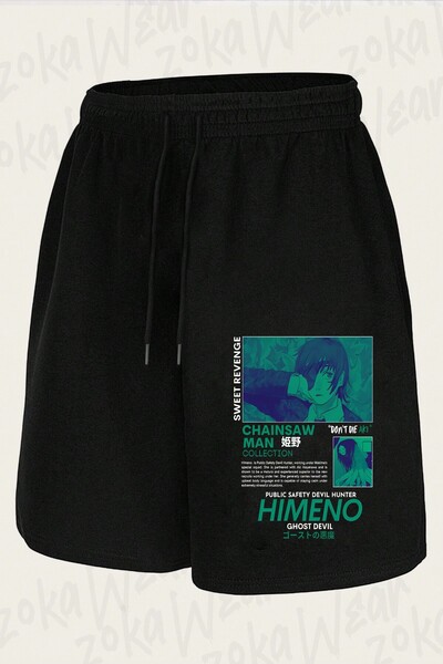 ZOKAWEAR Unisex Chainsaw Man Himeno Special Design Printed Shorts