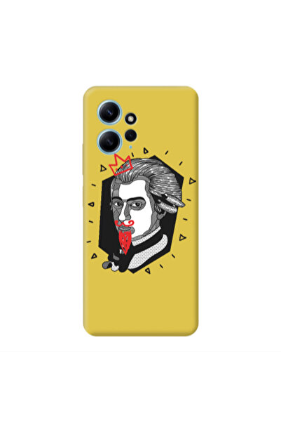 Other Xiaomi Redmi Note 12 4G Bearded Yellow Colored Silicone TPU Θήκη