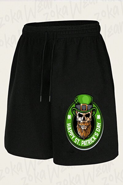 ZOKAWEAR Unisex σορτς με στάμπα σχεδίου Happy St. Patrick's Day