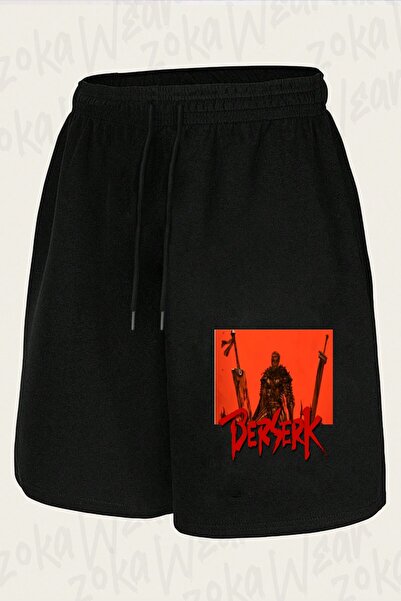 ZOKAWEAR Unisex Berserk Anime Guts V1 Design Printed Shorts