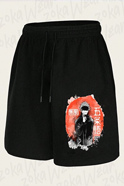 ZOKAWEAR Unisex Jujutsu Kaisen Satoru Gojo (Sensei) Design Printed Shorts