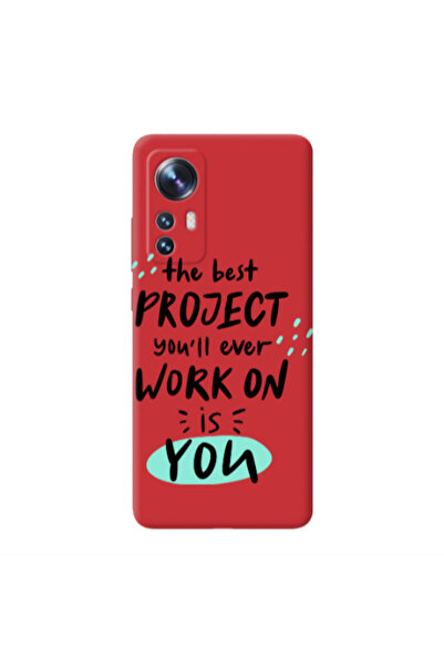 Other Xiaomi Mi 12 Pro The Best Project Red Colored Silicone TPU Θήκη