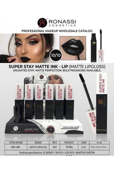 ORİON GLOBAL Ronassı Super stay Matte Ink Likit Ruj