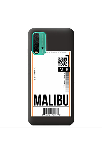 Other Xiaomi Poco M3 Malibu Travel More Black Colored Silicone TPU Θήκη