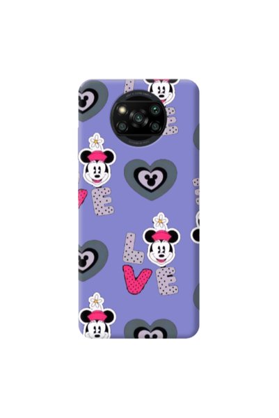 Other Xiaomi Poco X3 /X3 Pro Minnie Purple Colored Silicone TPU Θήκη