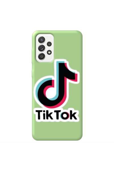 Other Samsung A72 Tik Tok Light Green Colored Silicone TPU Θήκη