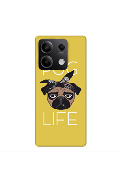 Other Xiaomi Redmi Note 13 5G Pug Life Yellow Colored Silicone TPU Θήκη
