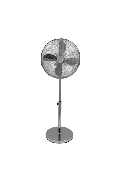 Well Ventilator pe picior metalic, 45 cm, 50W, Inox