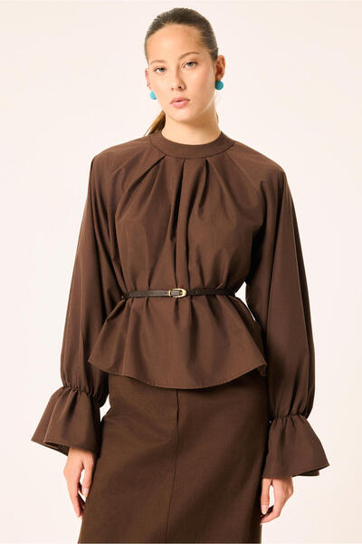 Touché Privé Thin Faux Leather Belt