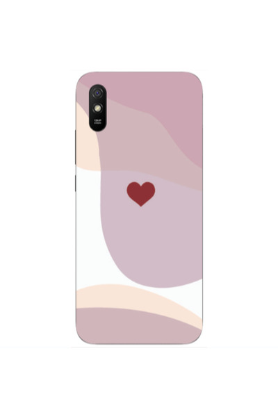 Other Xiaomi Redmi 9A Wavy Heart Transparent Silicone TPU Θήκη