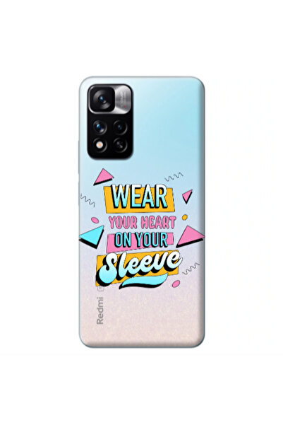 Other Xiaomi Redmi Note 11 Pro 5G Wear Your Heart Transparent Silicone TPU Θήκη
