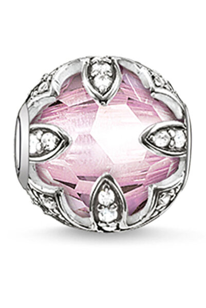 Thomas Sabo Ροζ επιχρυσωμένο ασημένιο μενταγιόν