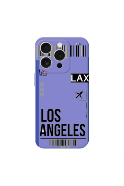 Other Apple Iphone 16 Pro Max Los angeles Purple Colored Silicone TPU Θήκη