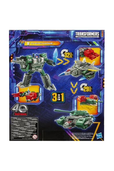 HASBRO - TRANSFORMERS Hasbro Transformers: Legacy United Leader Class Overcharge Aksiyon Figürü