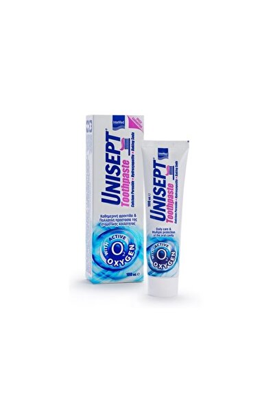 İNTERMED Οδοντόκρεμα Unisept με Ενεργό Οξυγόνο O2 100ML