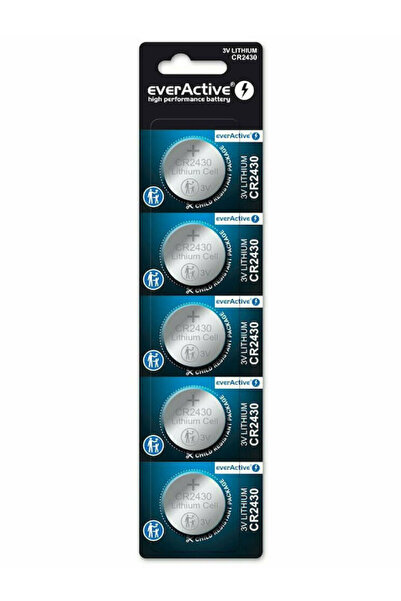 everActive Μπαταρία ρολογιού λιθίου CR2430 3V 5 τεμάχια