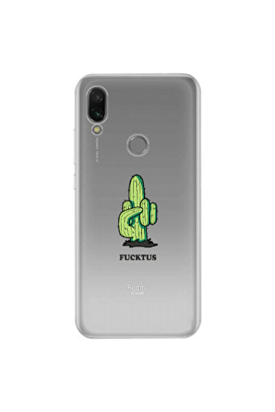 Other Xiaomi Redmi Note 7 Green Cactus Transparent Silicone TPU Θήκη