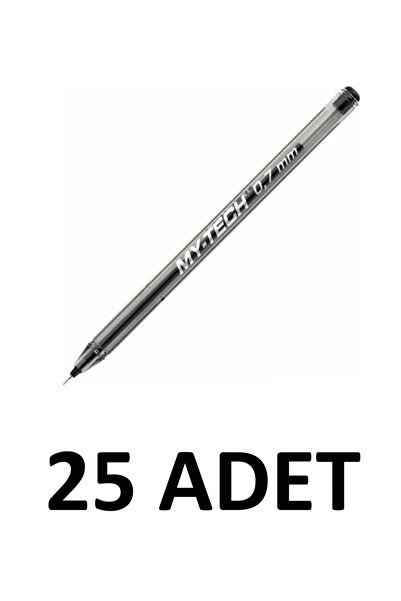 Pensan My-Tech 25 Pieces 0.7mm Ballpoint Pens