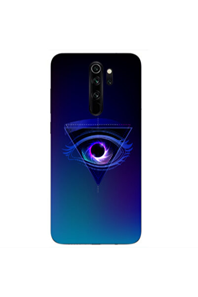 Other Xiaomi Redmi Note 8 Pro Triangular blue eye Transparent Silicone TPU Θήκη