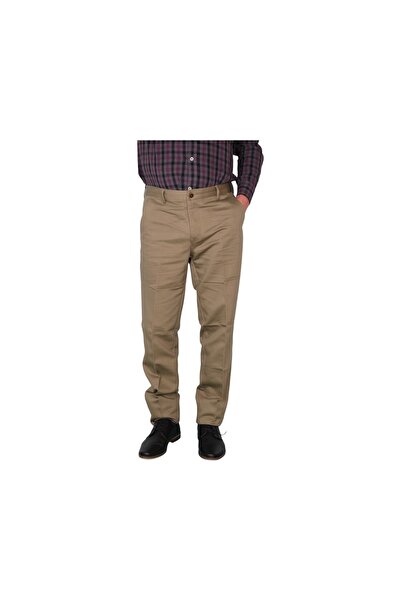 NEW YORK TAILORS 004.25. EZRA Ανδρικό Παντελόνι Chinos Χακί Ανοιχτό -