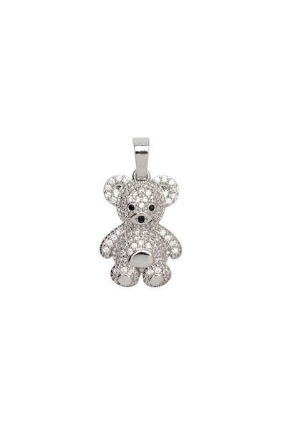 ElectraStore Pandantiv Argintiu Teddy Glam