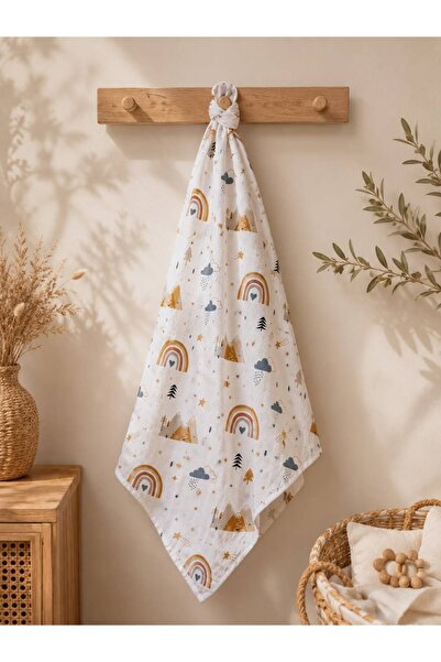 Heianmono Kids Müslin Bebek Battaniyesi %100 Pamuk (80x80 cm)