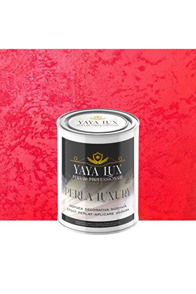 YaYa Color Перла Луксозна Декоративна Боя Наситено червено 2 л с перлени люспи