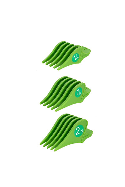 Choice Green--3PC Large Limit Comb 32mm 38mm 51mm for Wahl Hair Clipper Guard...