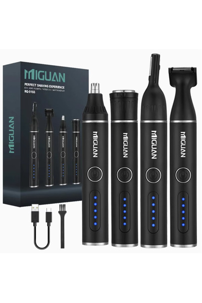 Choice1 black 2026 Electric Nose Hair Clipper Rechargeable Multi-kinetic Shav...