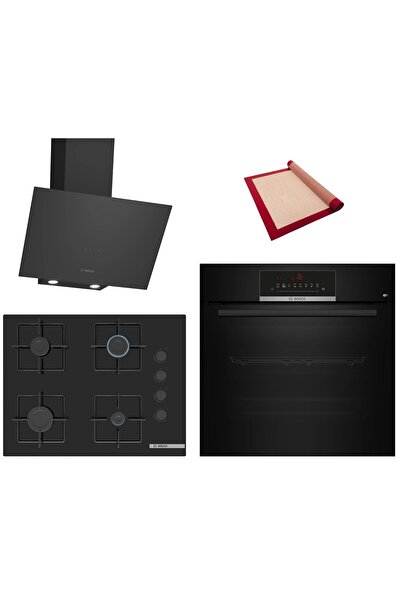 Bosch Black 3 lü Ankastre Set 623 ( HBJ559EB6T - POP7C6P31O - DWK64PJ60T ) - ...