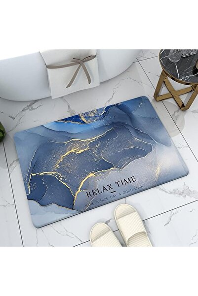 Arabest Absorbent Bath Floor Mat,Non Slip Quick Dry Diatom Mud Rug,For Bathro...