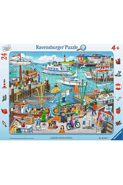 RAVENSBURGER Puzzle pentru copii O zi pentru 2+ ani 24 piese