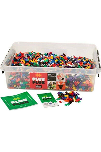 Plus Plus Set de construcție pentru copii de 3+ ani, 3600 de piese, Cod: 14-3376