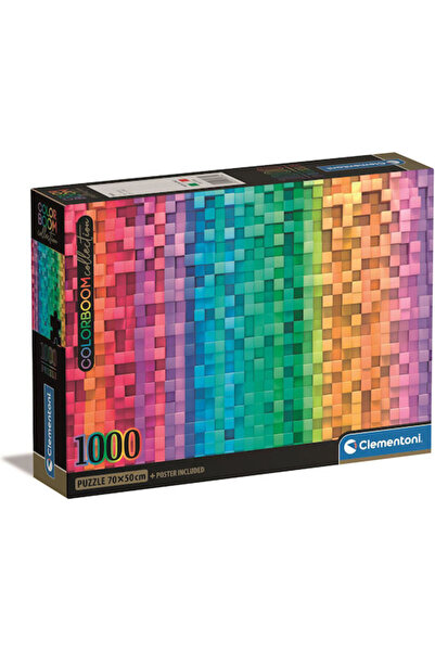 CLEMENTONI Cle Puzzle 1000 Compact Colorboom Pixel 39782 Cod: 39782