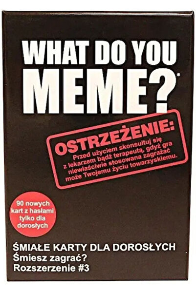 EPEE Joc de societate Ce meme-urăci ai? Pachet suplimentar nr. 3 pentru 3+ ju...