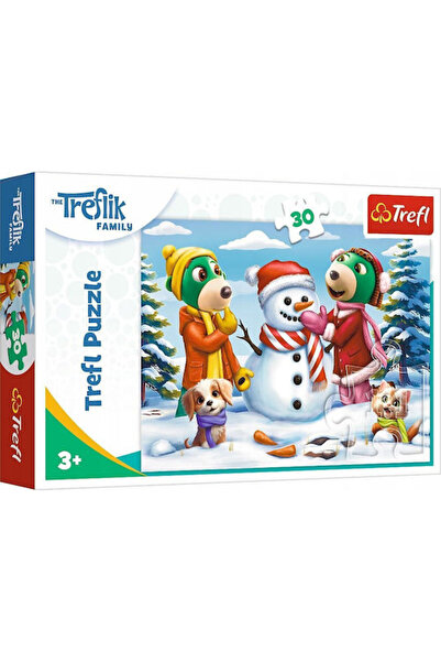 Trefl Puzzle 30 piese Distracție de iarnă Treflik Family Treflik Family 18300