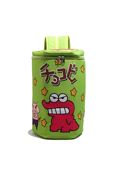 Choice Bandai Green Cartoon Crayon Shin-chan Backpack Sport Travel Bag Cute B...