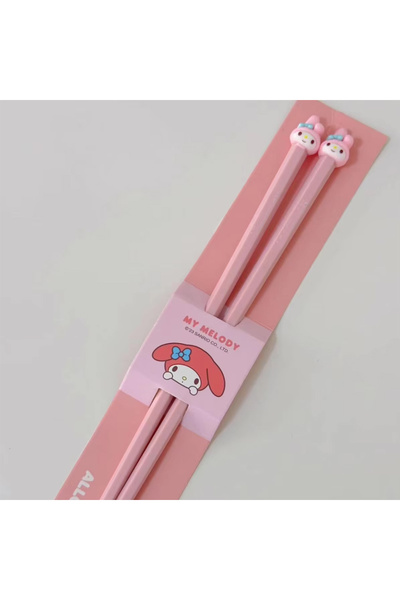 Choice1 Bandai B Anime Hello Kitty Melody Cinnamoroll Alloy Chopsticks Kt Cat...