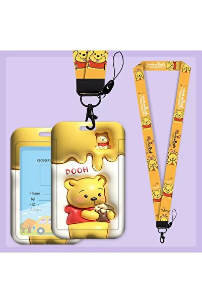 Choice1 F10 Disney Women's Lanyard Card Holders Cartoon 3D Expansion Card Cas...
