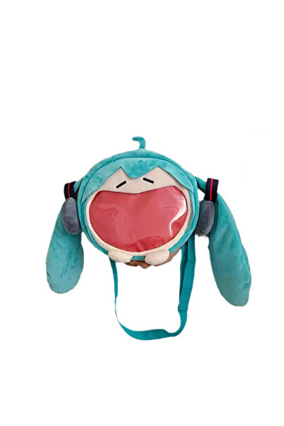 Choice Bandai green Cute Cartoon Hatsune Miku Shoulder Bag Large Capacity Por...